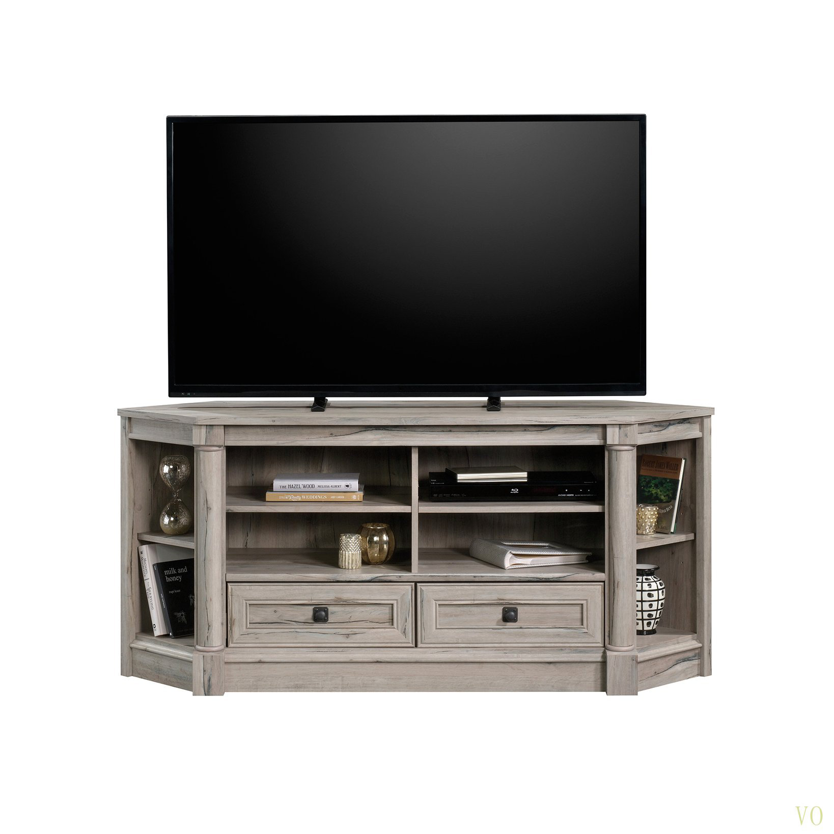 Hokku Designs Corner Entertainment Credenza, For Tvs Up To 60", Durable
